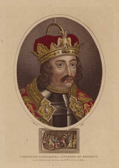 Frederick Barbarossa, Emperor of Germany by English School