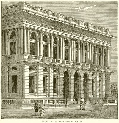 Front of the Army and Navy Club by English School