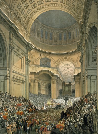 Funeral of the Duke of Wellington by English School