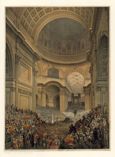 Funeral of the Duke of Wellington by English School