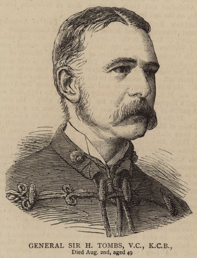 General Sir H Tombs, VC, KCB by English School