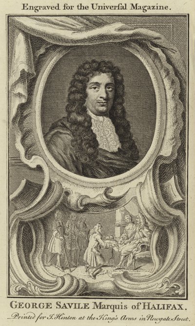 George Saville, Marquis of Halifax by English School