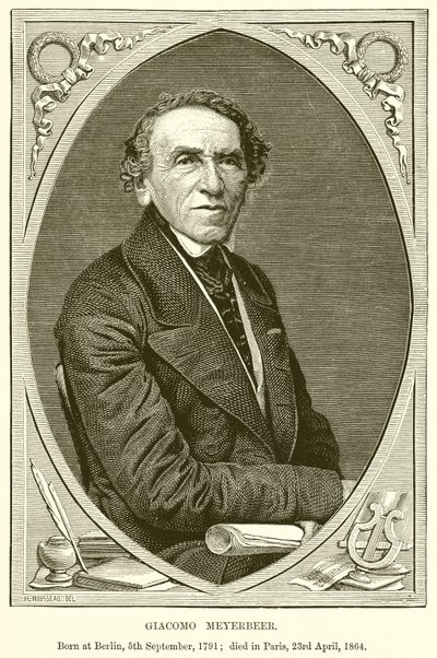 Giacomo Meyerbeer by English School