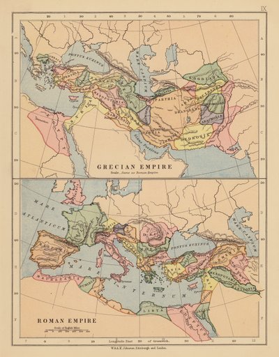 Grecian Empire; Roman Empire by English School