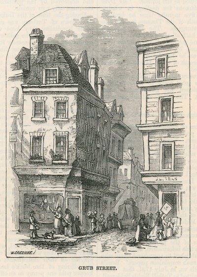 Grub Street, London by English School