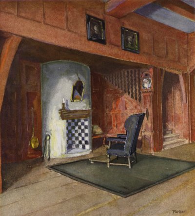 Hall in a Country House by English School