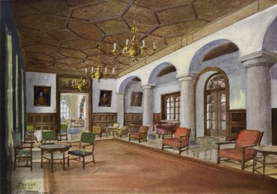 Hall in a Hotel by English School