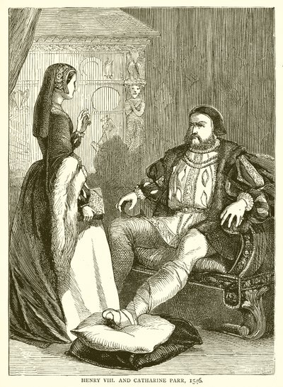 Henry VIII and Catharine Parr, 1546 by English School