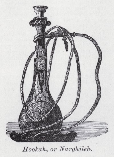 Hookah, or Narghileh by English School