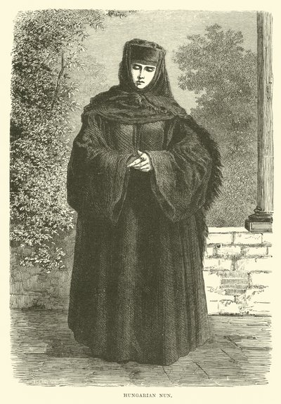 Hungarian Nun by English School