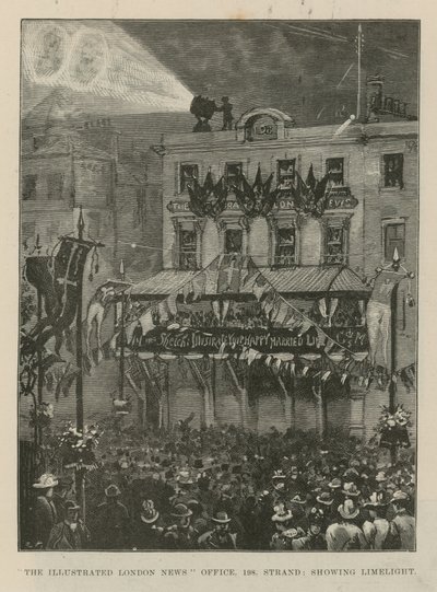 Illustrated London News Offices on the Strand by English School