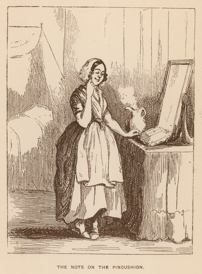 Illustration for Vanity Fair by Thackeray by English School