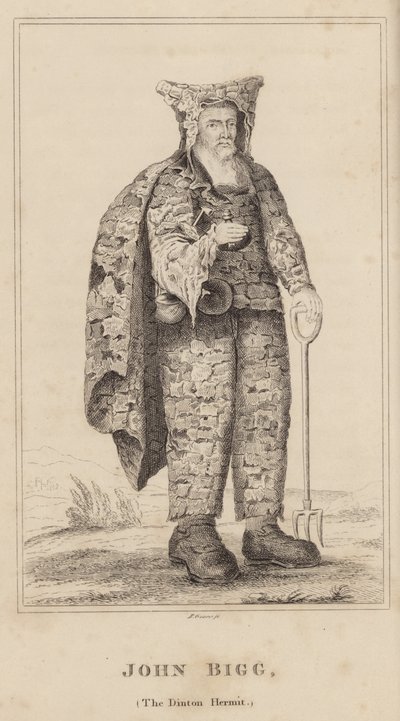 John Bigg, The Dinton Hermit by English School