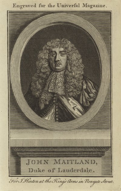 John Maitland, Duke of Lauderdale by English School