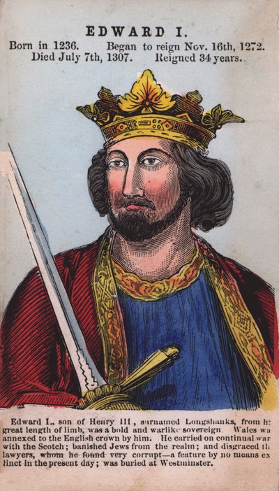 King Edward I by English School