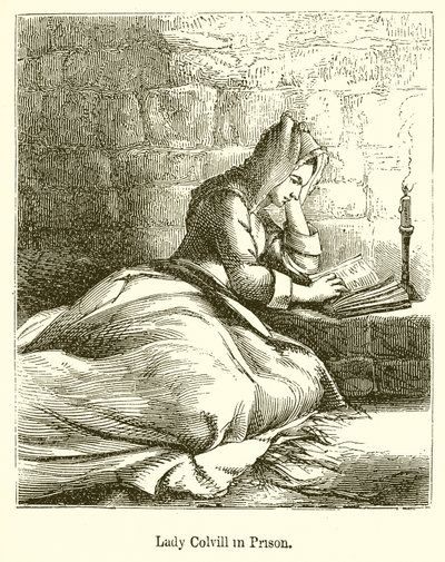 Lady Colvill in Prison by English School