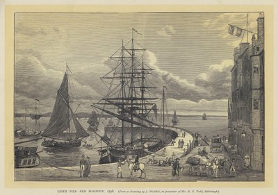 Leith Pier and Harbour by English School