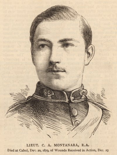 Lieutenant C A Montanara, RA by English School