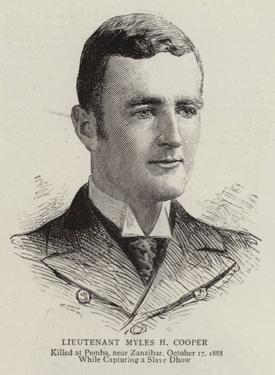 Lieutenant Myles H Cooper by English School