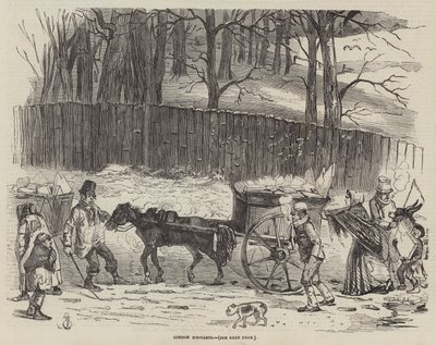 London Ice-Carts by English School