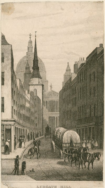 Ludgate Hill by English School