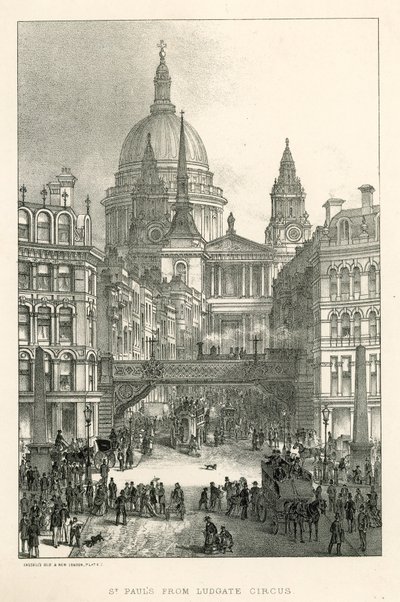 Ludgate Hill by English School