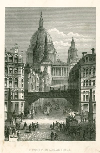 Ludgate Hill by English School