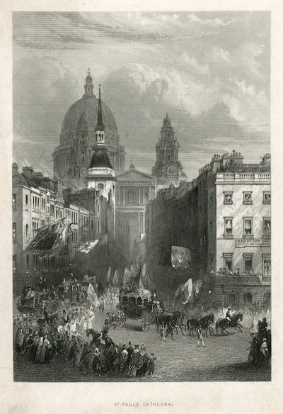 Ludgate Hill by English School