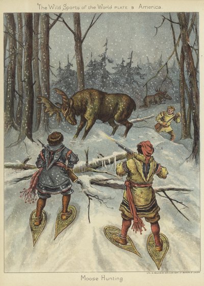 Moose Hunting by English School