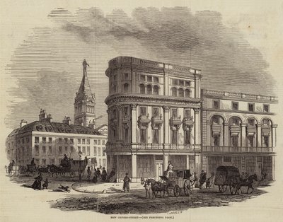 New Oxford-Street (engraving) by English School