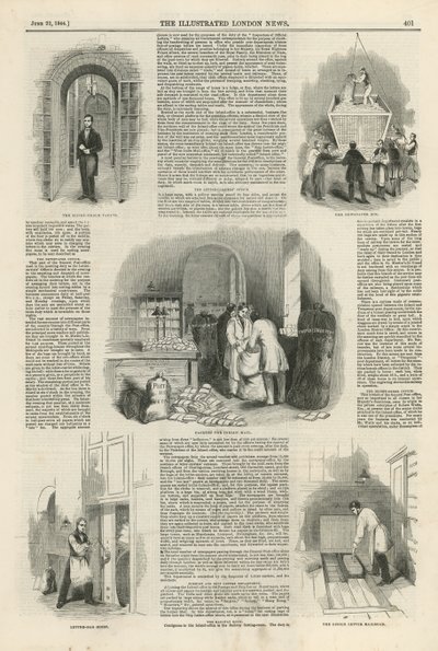 Page from the Illustrated London News by English School