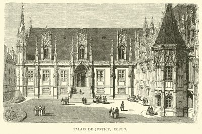 Palais de Justice, Rouen, December 1870 by English School