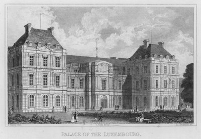 Paris, Palace of the Luxembourg by English School