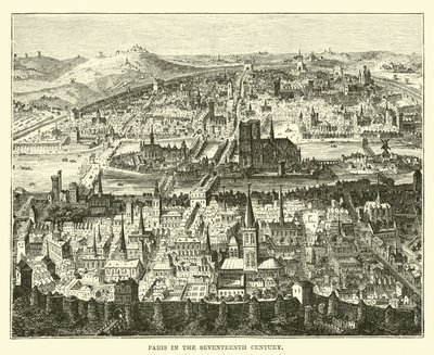 Paris in the Seventeenth Century by English School