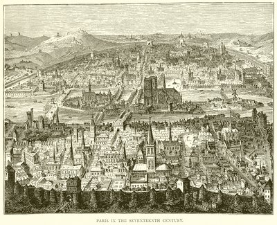 Paris in the Seventeenth Century by English School