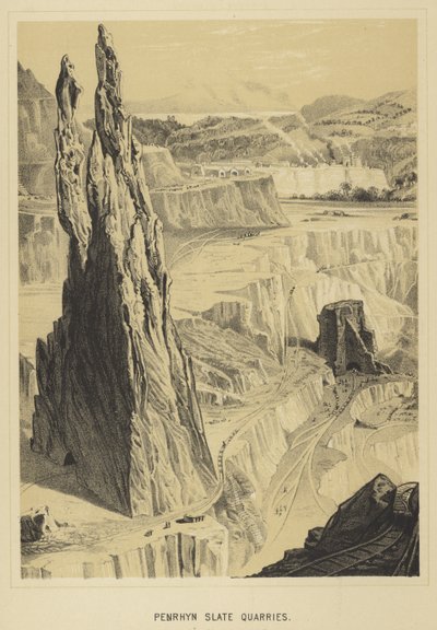 Penrhyn Slate Quarries by English School