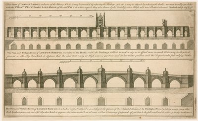 Plans for New London Bridge by English School