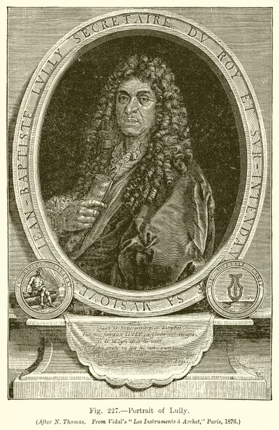 Portrait of Lully by English School