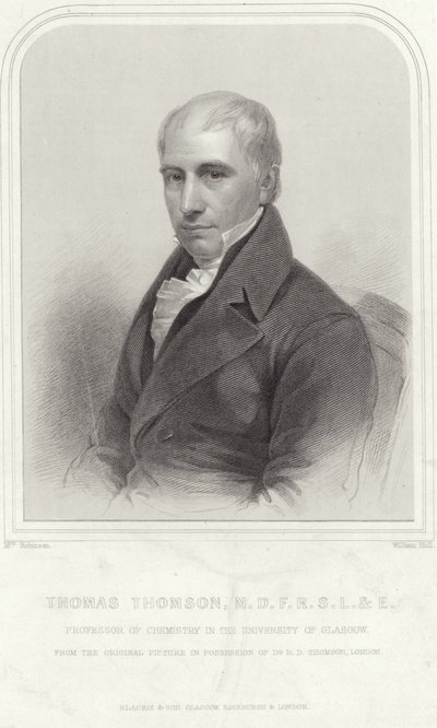 Portrait of Thomas Thomson by English School