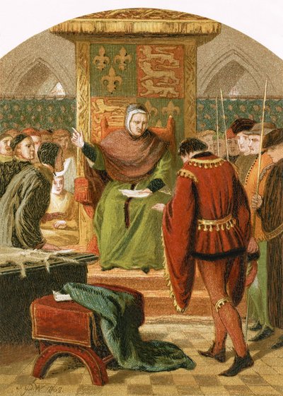 Prince Henry before Judge Gascoigne by English School