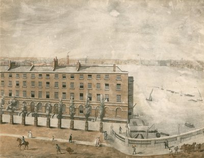 Rooftop View of London and River Thames by English School