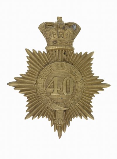 Shako Plate by English School