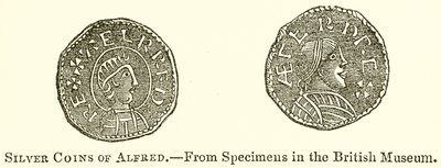 Silver Coins of Alfred by English School