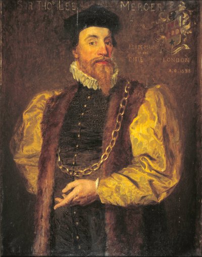 Sir Thomas Leigh, 1558 by English School