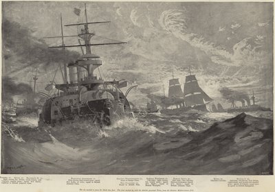 Some Russian War Ships by English School