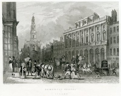 Somerset House, Strand by English School