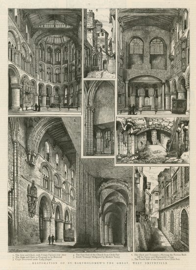 Saint Bartholomew the Great by English School