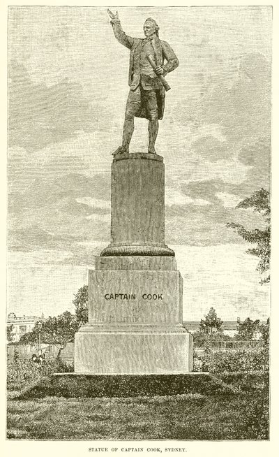 Statue of Captain Cook, Sydney by English School