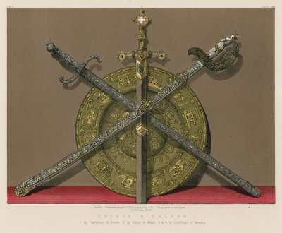 Swords and Salver by English School