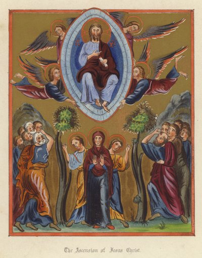 The Ascension of Jesus Christ by English School